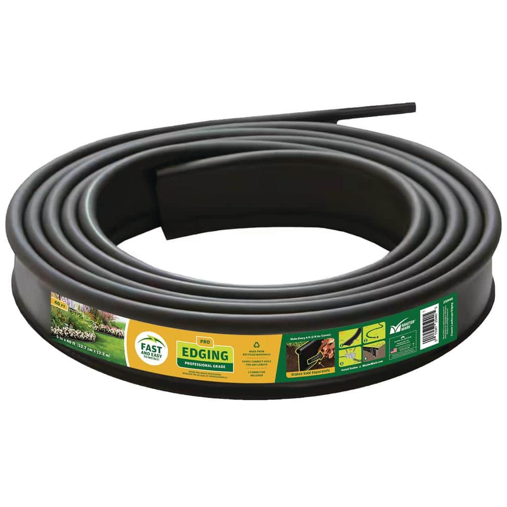 Reviews for Master Mark Pro 40 ft. x 5 in. Coiled Landscape Edging with ...