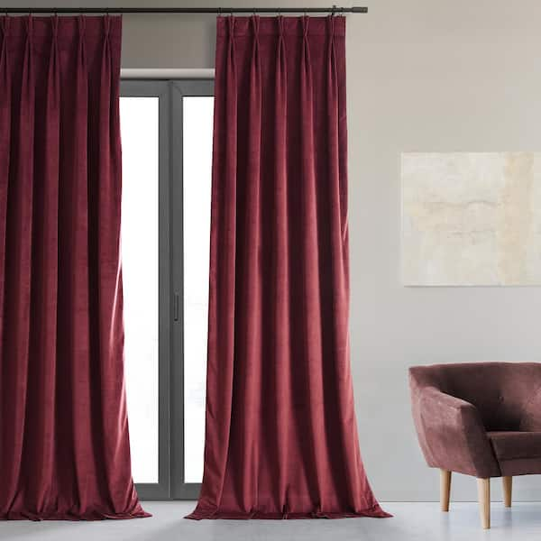 Plum Red Burgundy Maroon Velvet Upholstery Drapery Fabric / RM Villa –  Fabric Bistro