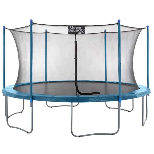 Upper Bounce Machrus Upper Bounce 16 ft. Round Trampoline Set with Safety Enclosure System Outdoor Trampoline for Kids and Adults