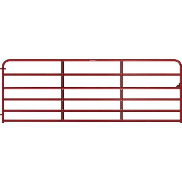 Tarter 4-ft H x 18-ft W Galvanized Steel Corral Flat-top Farm Fence Gate