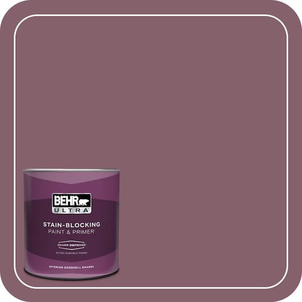 BEHR ULTRA 1 qt. #BIC-35 Vintage Plum Extra Durable Eggshell Enamel Interior Paint & Primer