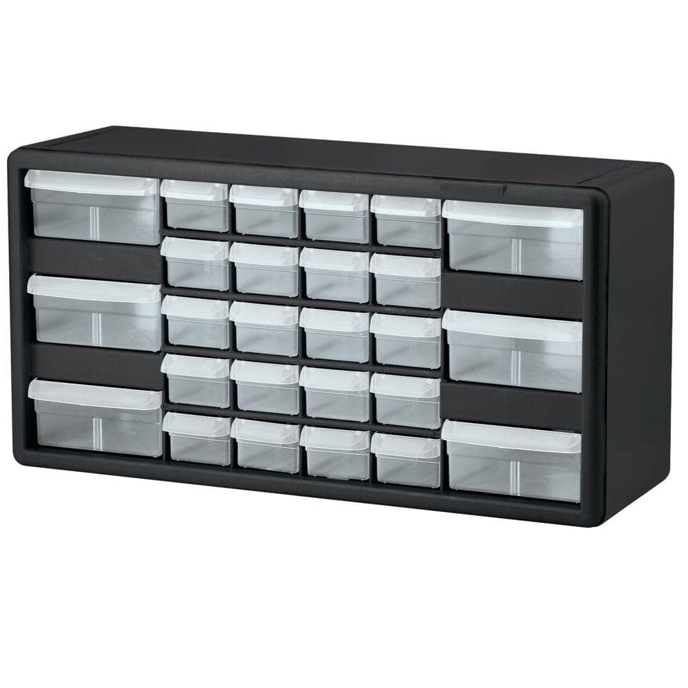 NEW Wall Mount Storage Compartment Drawers Store Parts Organizer 64 Trays Garage 