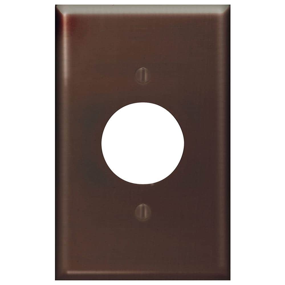 1-Gang Brown 1.406 in. Single Outlet/Receptacle Plastic Midway/Midsize Wall Plate (1-Pack) 80504 price history on PriceWatchPro