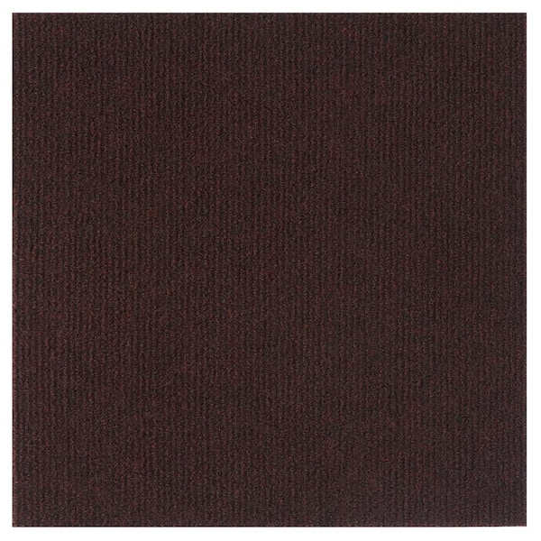 ACHIM Nexus Brown Residential 12 in. x 12 Peel and Stick Carpet Tile (12 Tiles/Case) 12 sq. ft.