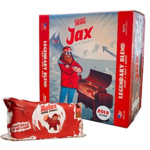 20 lbs. Jax Legendary BBQ Wood Pellets Plus Relax Multi-Purpose BBQ Grill Towels (Combo Pack)