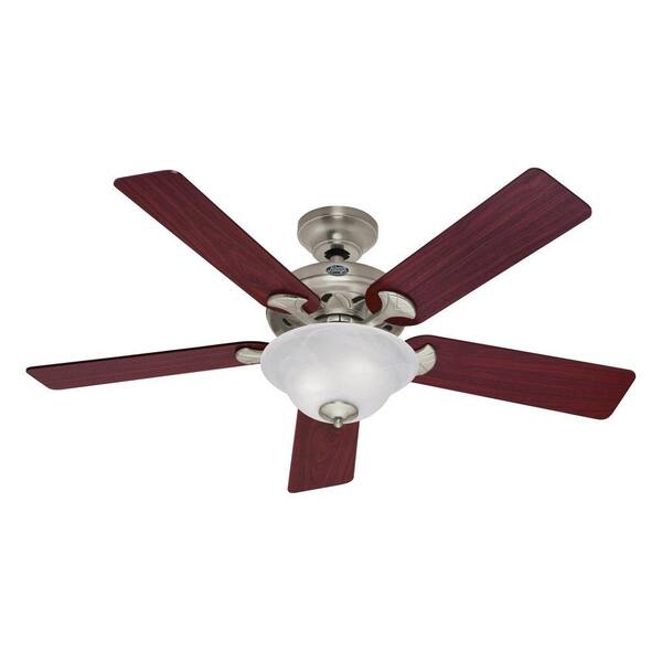 Hunter Brookline 52 in. Brushed Nickel Ceiling Fan