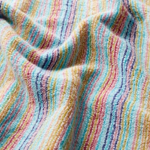 Stripe Multicolored Cotton Single Hand Towel
