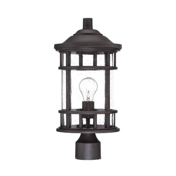 Acclaim Lighting New Vista 1-Light Black Coral Outdoor Post Lantern