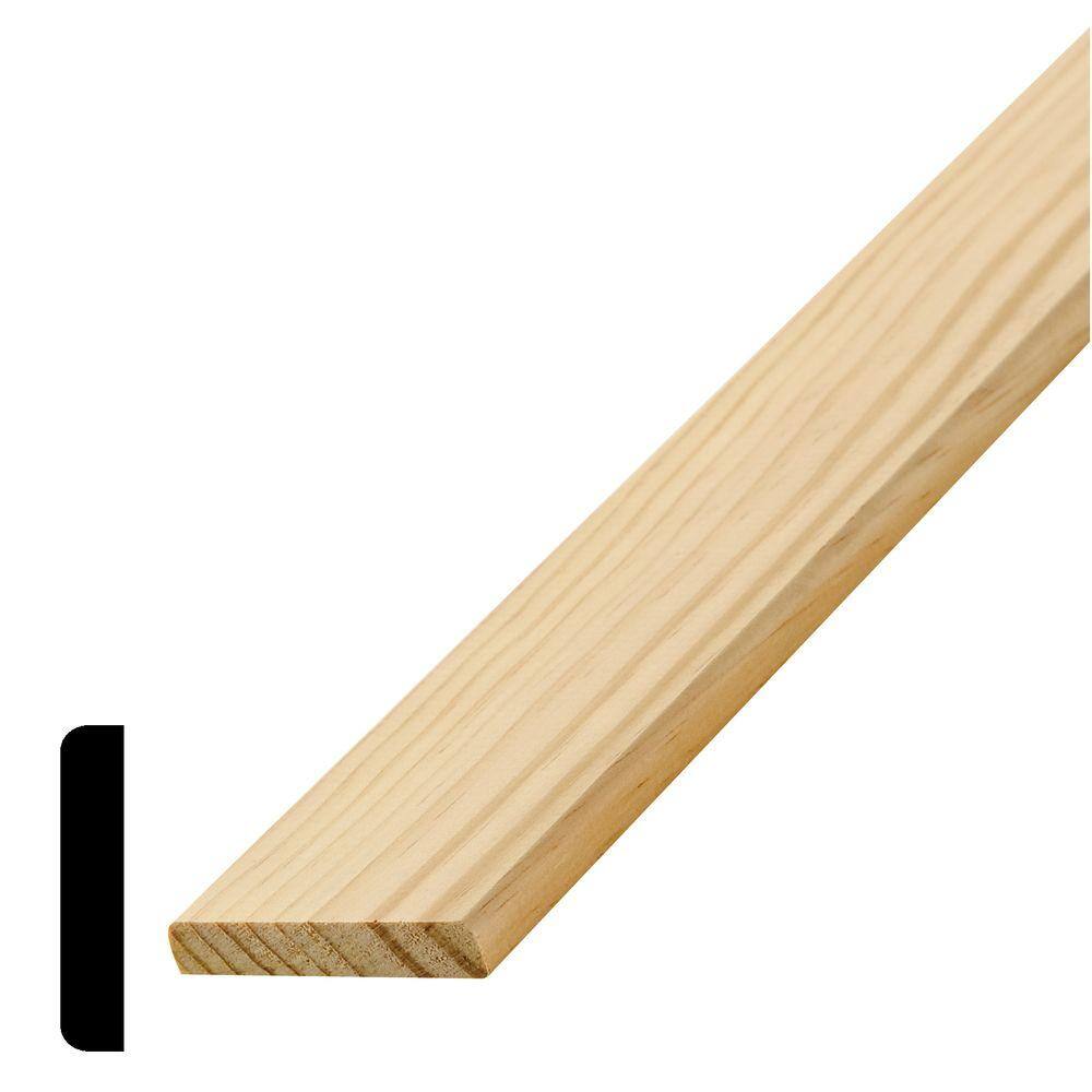 Alexandria Moulding Wm 972 3 8 In X 2 In X 96 In Wood Pine Mullion Moulding 0w972 096c The Home Depot