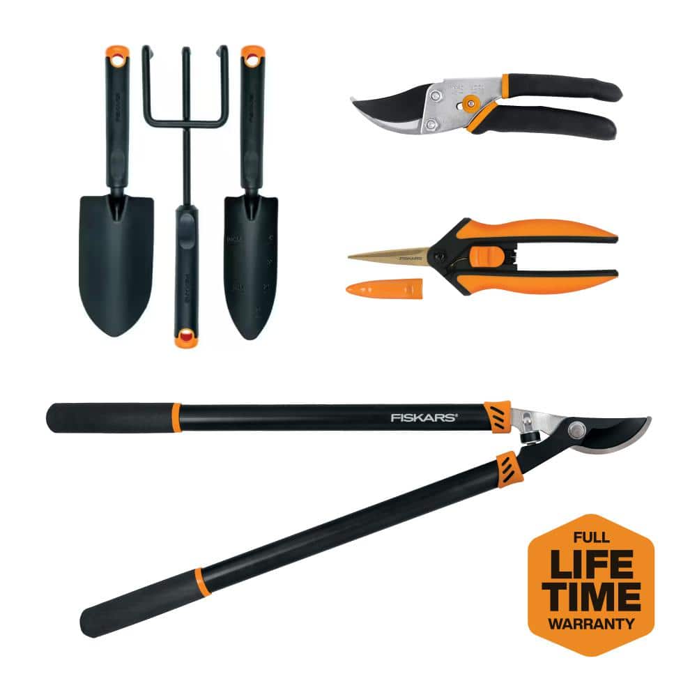 Black & Decker 5-Piece Long-Handled Garden Tool Set - Walmart.com