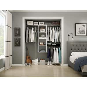 ClosetMaid Style+ 17 in. W White Hanging Wood Closet Tower 1780 - The ...