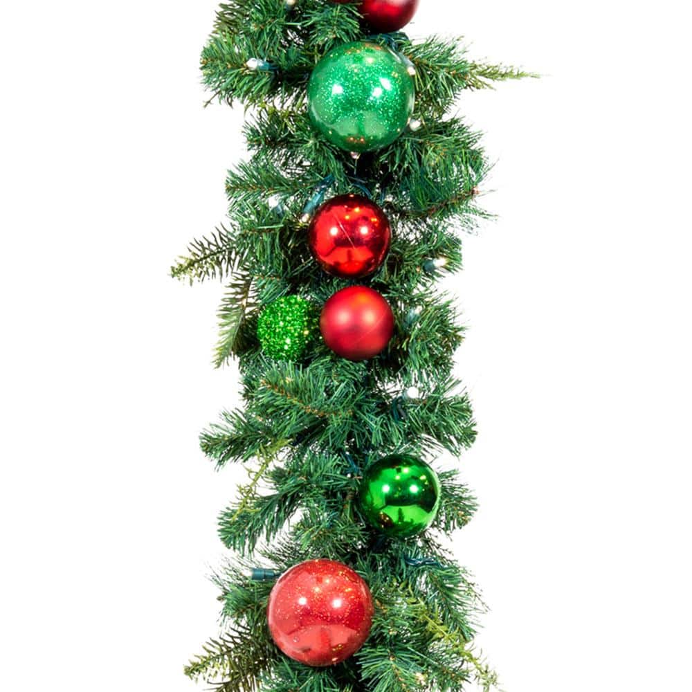 9 ft. Pre-Lit LED Christmas Cheer Garland price history on PriceWatchPro