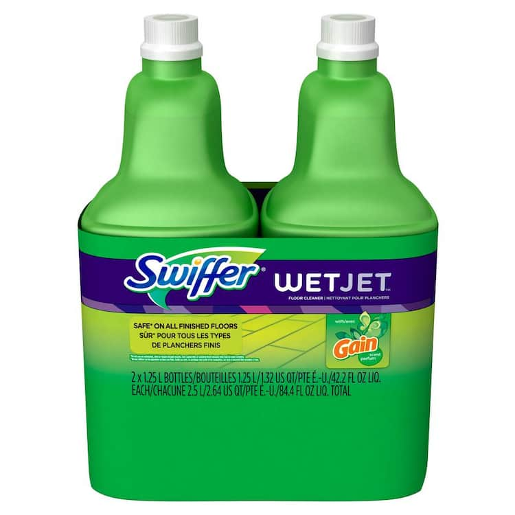 Swiffer WetJet 42 oz. Multi-Purpose Floor Cleaner Refill with Gain Scent (2-Pack)