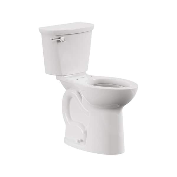 Cadet Pro 10 in. 2-Piece 1.28 GPF Single Flush Extra Tall Elongated Toilet in White Seat Not Included