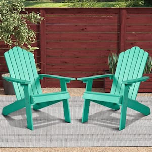 Lanier Classic Green Outdoor Plastic Adirondack Chair (2-Pack)