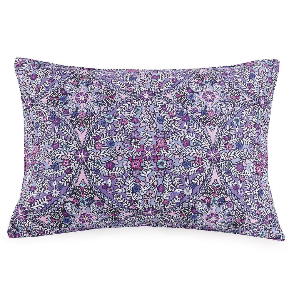 Vera Bradley Kaleidoscope Purple Cotton Standard Sham A564A18PROHE
