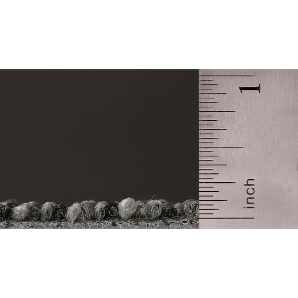 Advance Single-Cross Walk-Gray Com/Res 12 in. x 36 in. Glue-Down Carpet Tile Plank W/Cushion 1 Tiles/Case 1 sq. ft.