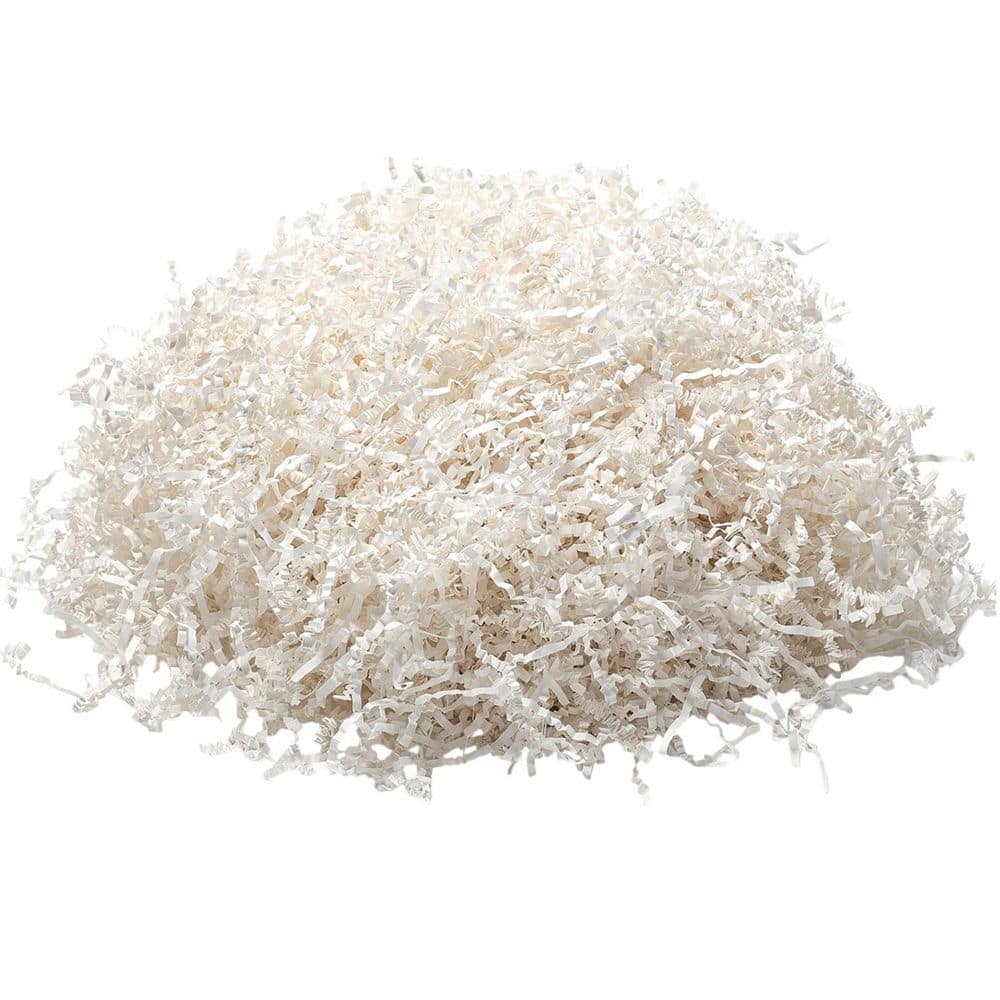 2 lbs. Crinkle Cut Paper Shred White Eco-Friendly Recyclable Gift Box Basket Bag Filler for Holidays Birthdays Wrapping price history on PriceWatchPro