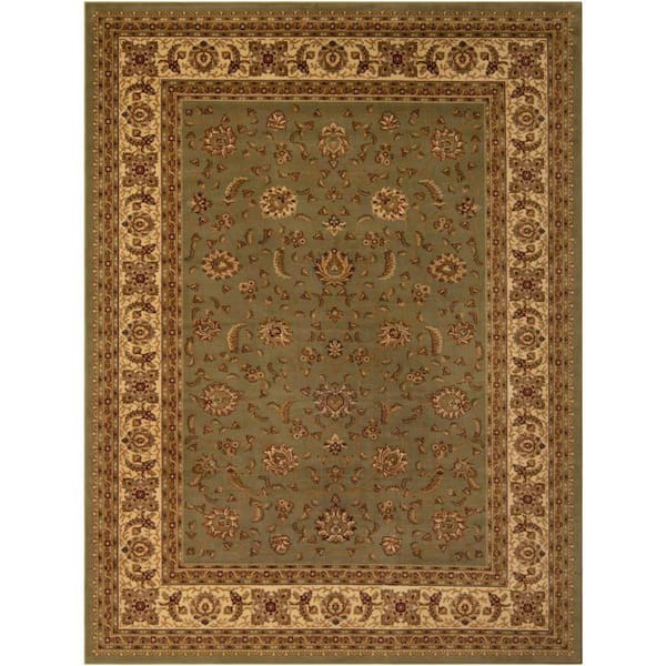 Unique Loom Voyage St. Louis Green 9' 0 x 12' 0 Area Rug