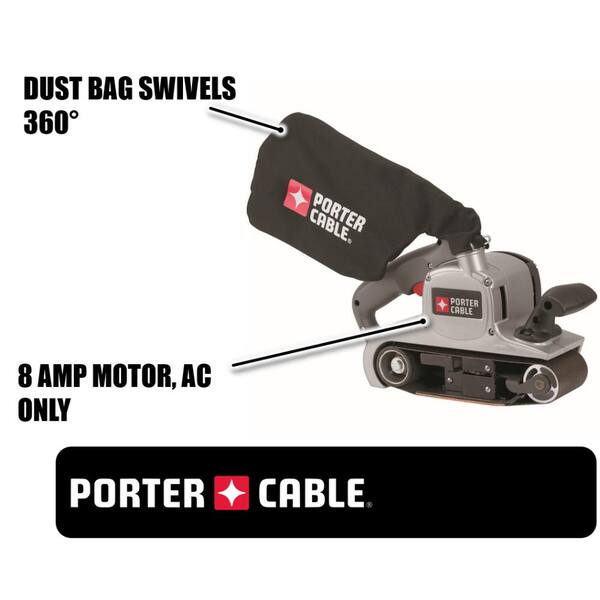 Porter Cable 8 Amp 3 In X 21 In Belt Sander 352vs The Home Depot