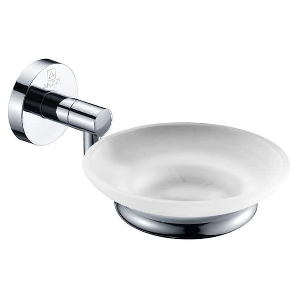 ANZZI Caster Series Soap Dish in Polished Chrome
