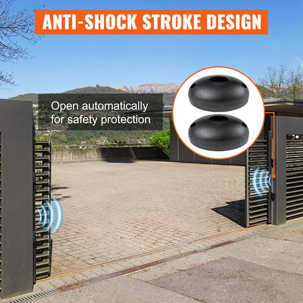 VEVOR Automatic Slide Gate Opener 3300 lb. with Infrared Security Photocell Sensor Sliding Gate Opener with 2 Remote Controls