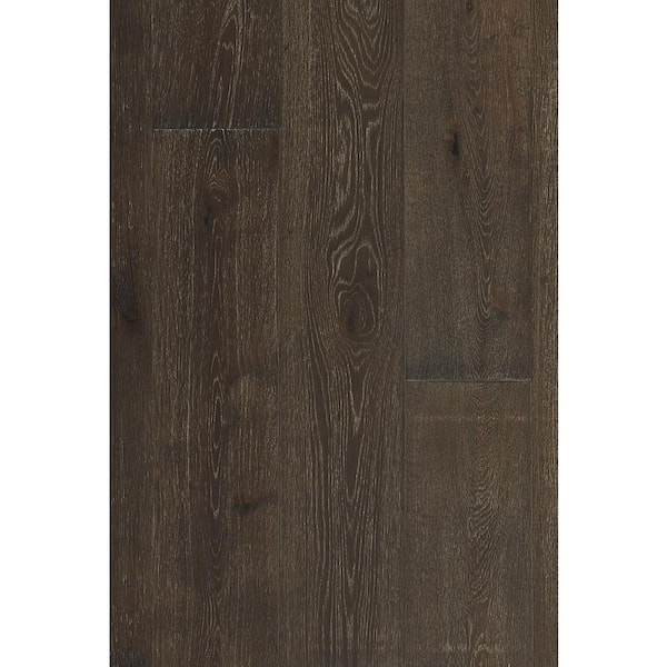 ASPEN FLOORING Take Home Sample - European White Oak Stone Cutter Engineered Hardwood Flooring - 5 in. x 7 in.