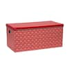 Organize It All 24.25-in x 11-in 56-Compartment Red Cardboard Adjustable  Compartments Ornament Storage Box in the Ornament Storage Boxes department  at