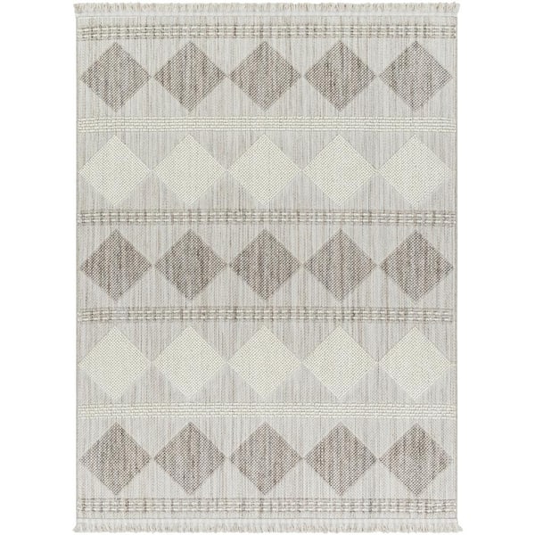 Livabliss New Delhi Gray Global 2 ft. x 3 ft. Indoor Area Rug