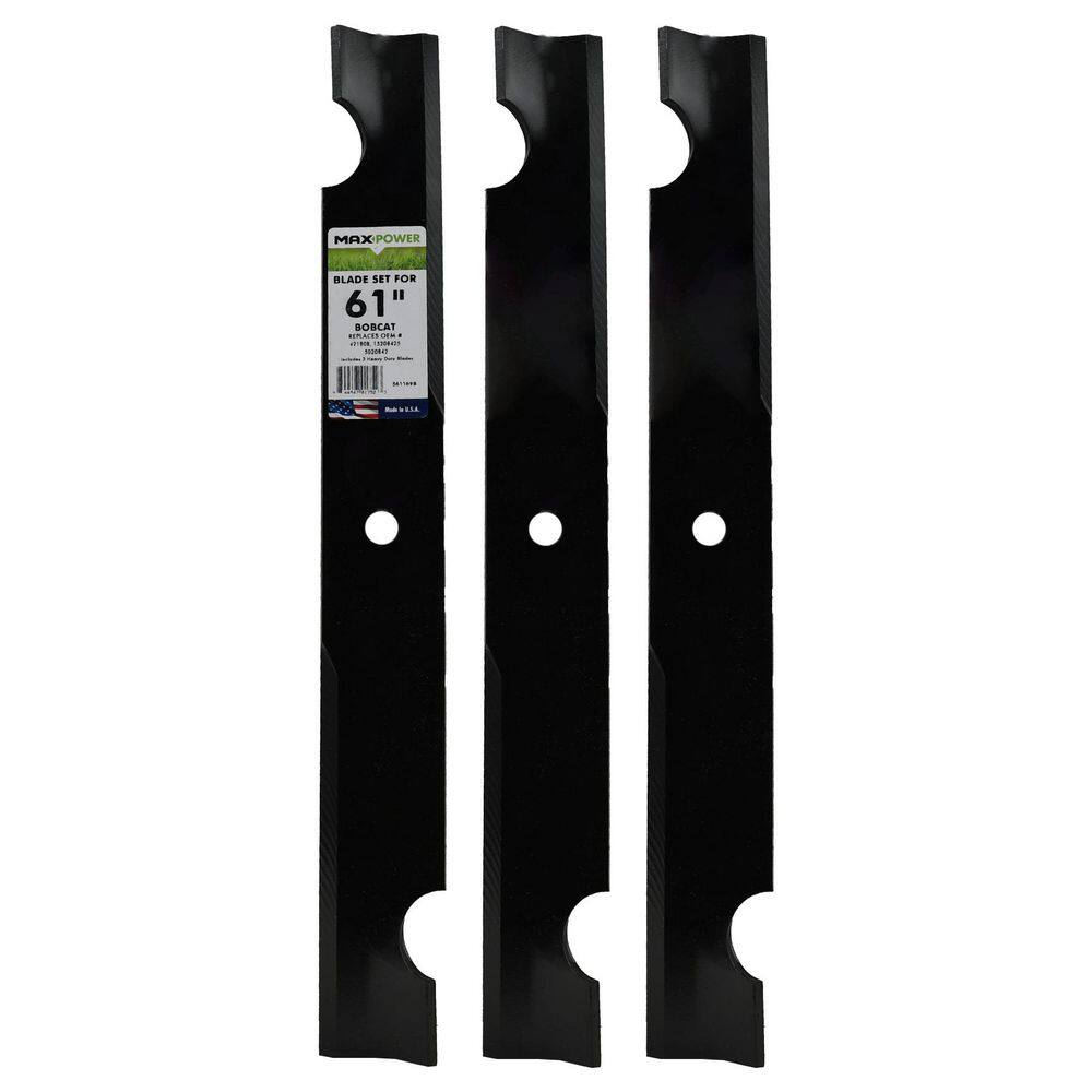 561169B 3-Blade Set for 61 in. Bobcat Mowers Replaces 42180B, 15208425, 5020842 price history on PriceWatchPro