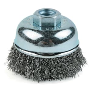 3 in. Crimped Cup Brush with 5/8 in. -11 UNC
