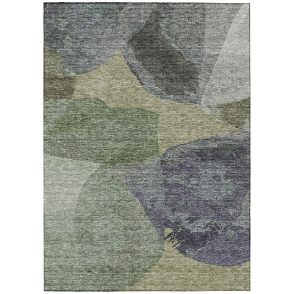Chantille Machine Washable Indoor/Outdoor Abstract ACN2901 Sage 9 ft. x 12 ft. Area Rug price history on PriceWatchPro