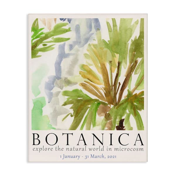 Stupell Industries Botanica Museum Poster by June Erica Vess Unframed Nature Graphic Art Print 40 in. x 30 in.