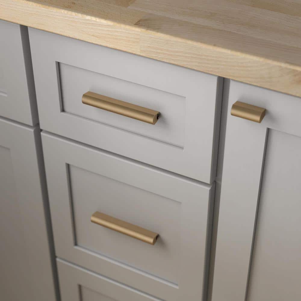 Champagne Bronze Modern Adjustable Cabinet Drawer Pulls