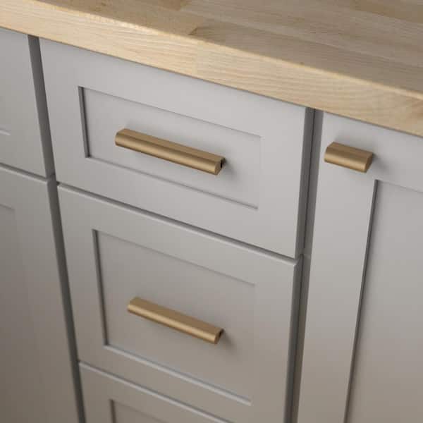 5-Pack Modern Arch Adjusta-Pull Adjustable 1 to 4 in. (25-102 mm) Modern Champagne Bronze Cabinet Drawer Pulls