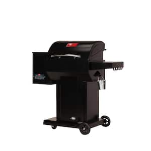 The Hooch Wood Pellet Grill and Smoker in Black
