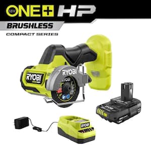 ONE+ HP 18V Brushless Cordless Compact Cut-Off Tool with 2.0 Ah Battery and Charger