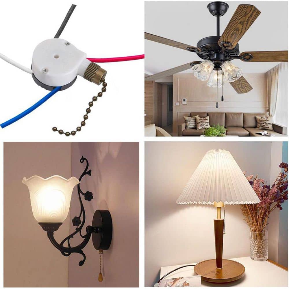 Ceiling Fan Switch 3 Speed 4 Wire Pull Chain Switch Bronze Replacement Part for Multiple Fan Brands price history on PriceWatchPro