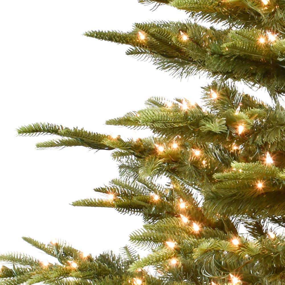 4.5-Foot Green Fir Pre-Lit Artificial Christmas Tree with Lights
