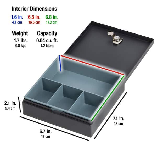 SentrySafe 0.06 cu. ft. Drawer Safe DS-1 - The Home Depot
