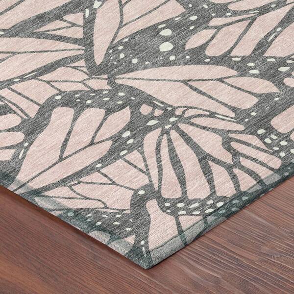 Chantille Machine Washable Indoor/Outdoor Abstract ACN2846 Pink 10 ft. x 14 ft. Area Rug