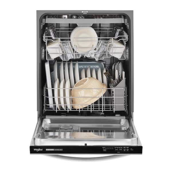 24 in. Fingerprint Resistant Stainless Steel Top Control 51 dBA Dishwasher with 3rd Rack