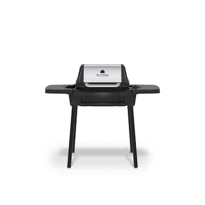 Porta-Chef 120 Portable Propane Grill in Stainless Steel and Black