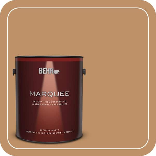 BEHR MARQUEE 1 gal. Home Decorators Collection #HDC-CL-15 Burnished Caramel Matte Interior Paint & Primer