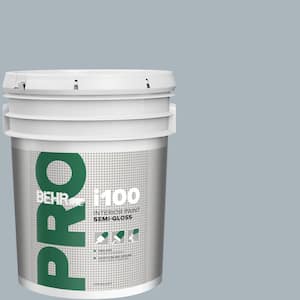 5 gal. #N490-3 Shaved Ice Semi-Gloss Interior Paint