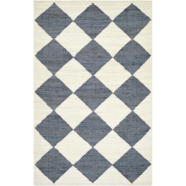 Livabliss Vivir Antho Denim Modern 2 ft. x 3 ft. Indoor Area Rug