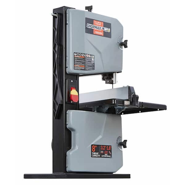 SHOPMAX 8 in. 2.2 Amp Stationary Band saw SS0200 - The Home Depot
