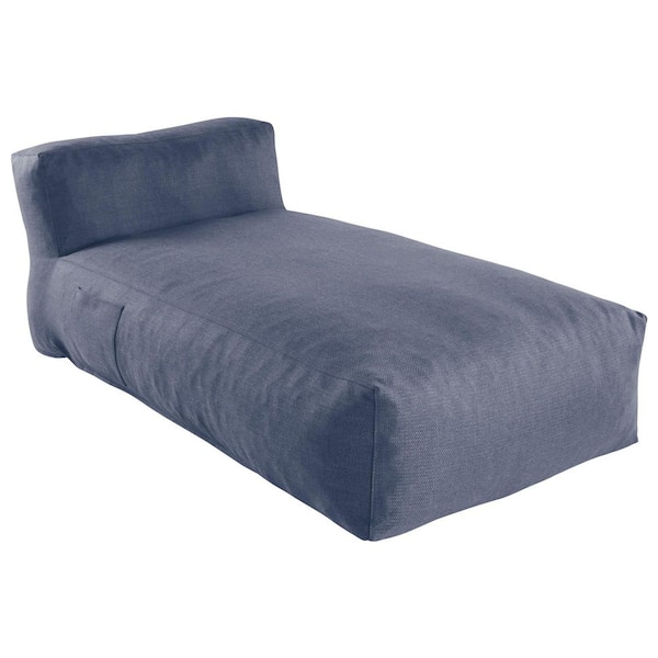 Outdoor Olefin Chaise Lounge (Denim Blue)