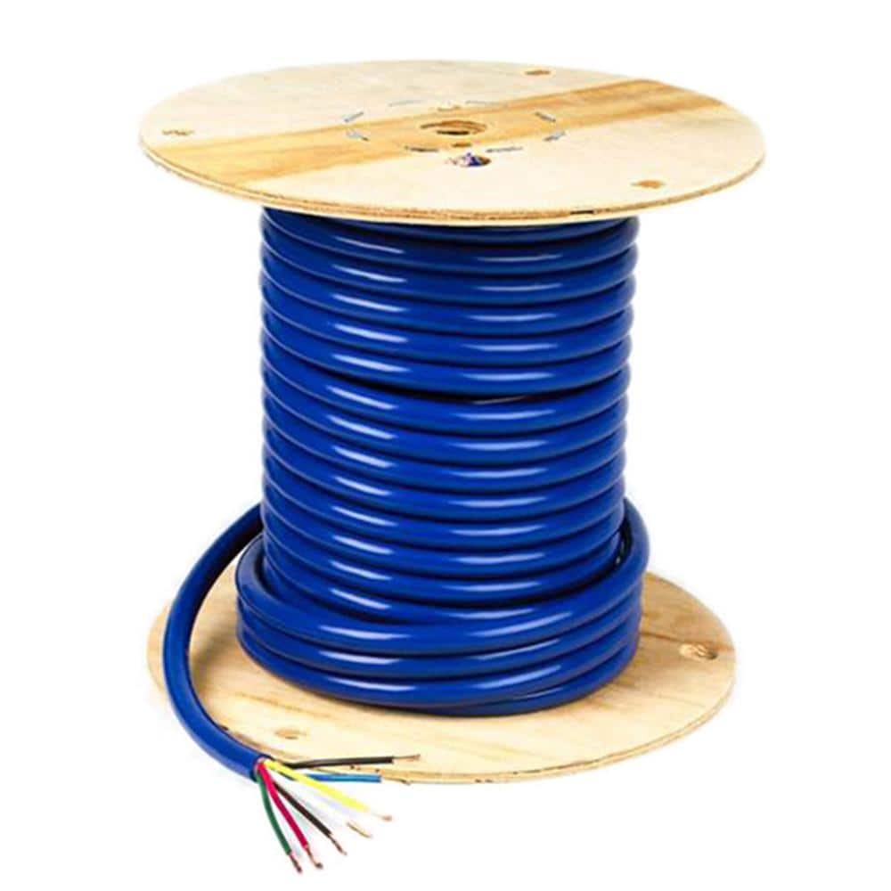 Trailer Cable - Low Temperature, 7 Conductor, 4/12, 2/10, 1/8 Gauge, 100 ft. Spool price history on PriceWatchPro