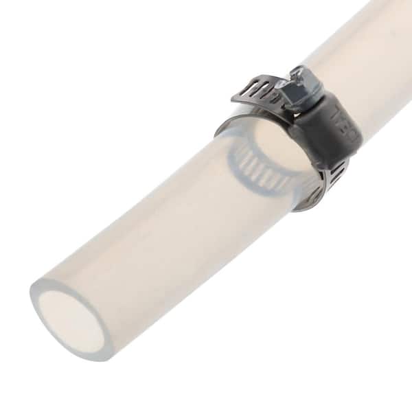 6 ft. Plastic Silicone Condensate Drain Tube for Mid Efficiency Indoor Tankless Gas Water Heaters